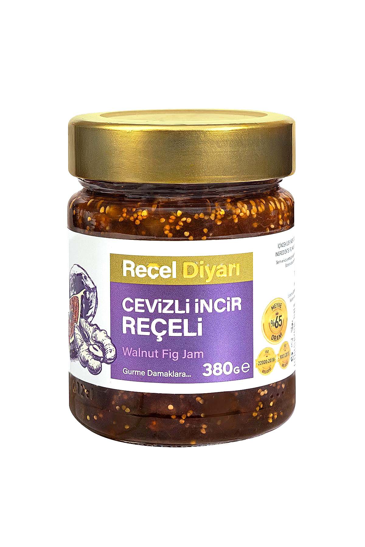 Cevizli Kuru İncir Reçeli 380 Gr